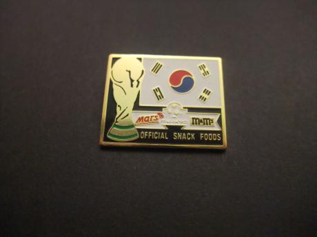 WK voetbal Italië 1990 sponsor M&M Mars deelnemer Zuid-Korea